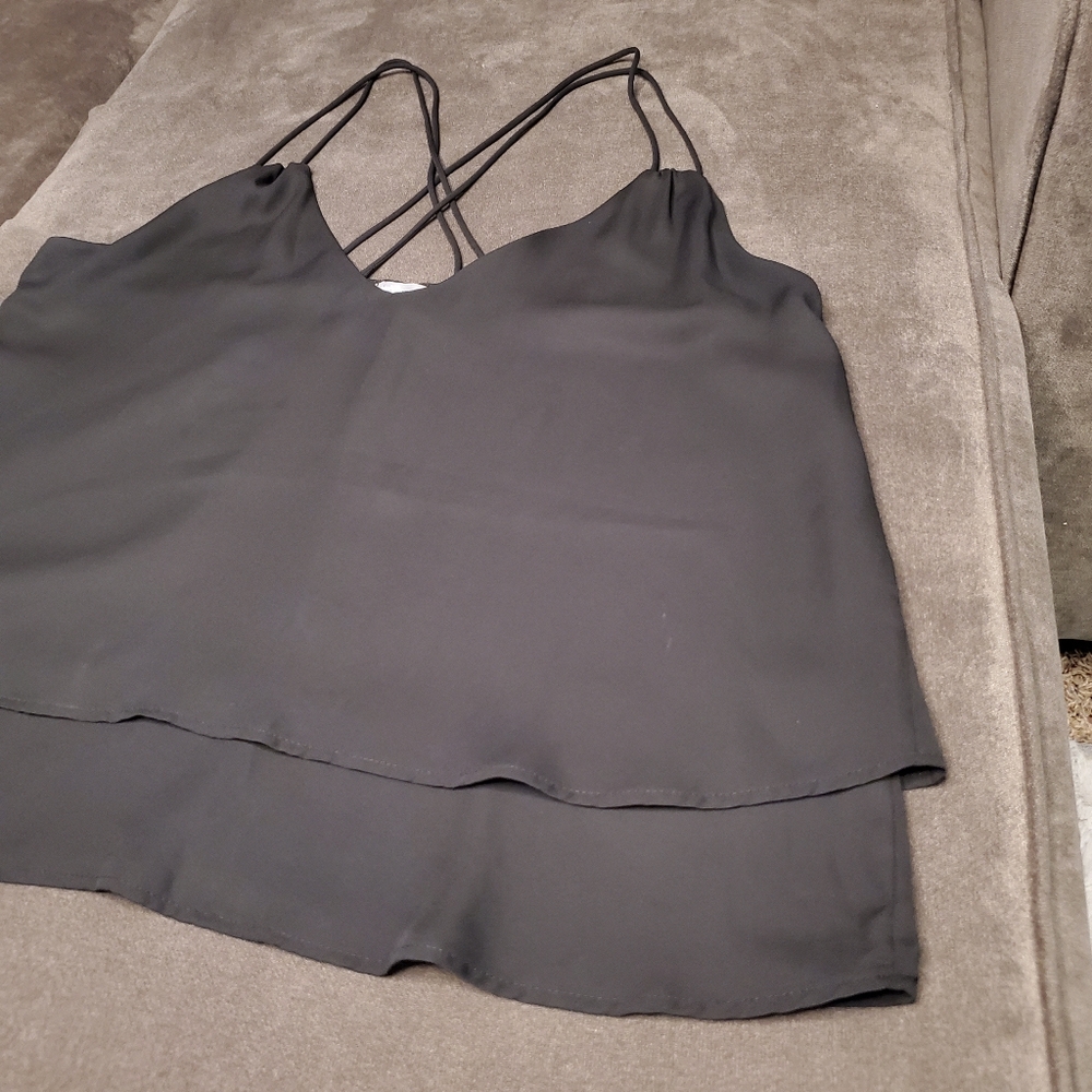 Spaghetti Strapped Layered Women's Top